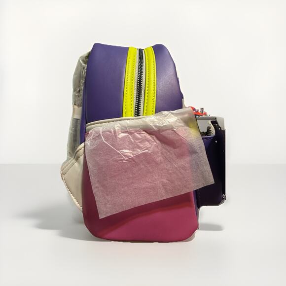 Loungefly Powerpuff Girls Mojo Jojo Glow Cosplay Mini Backpack - Picture 2 of 9